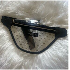 L’Oreal Paris Clear Belt‎ Bag Fanny Pack Zip Close